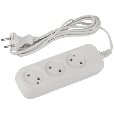 Удлинитель 3х1.5м без заземл. ШВВП 2х0.75 UDL-6-315 Greenline Эра Б0065043