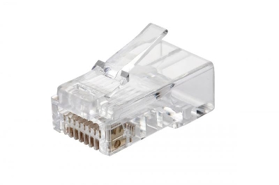 Вилка RJ45 Q-PLUG кат.6 UTP для полевой установки без цвета (уп.50шт) Eurolan 13A-U6-11WT