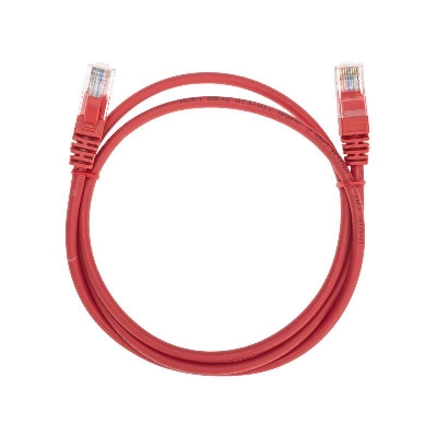 Патч-корд U/UTP CAT 5e RJ45-RJ45 26AWG LSZH красн. 1м Rexant 02-0103-1