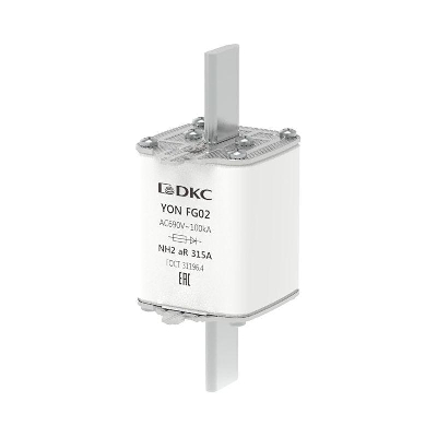 Предохранитель YON ножевого типа FG2 315А 690В хар-ка aR DKC 1FG02-0315-690V-AR