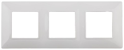 Рамка 3-м 14-5003-01 Elegance бел. ЭРА Б0034393