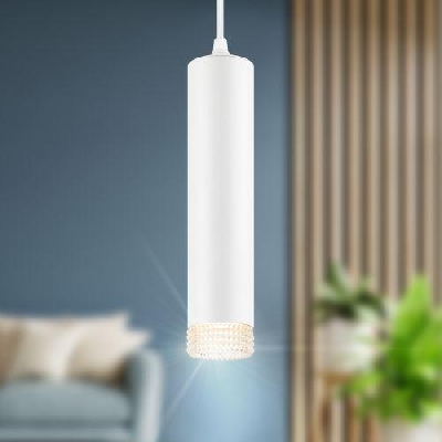 Светильник подвесной (подвес) PL18 WH/CL MR16 GU10 потолочный цилиндр бел. прозр. ЭРА Б0058481