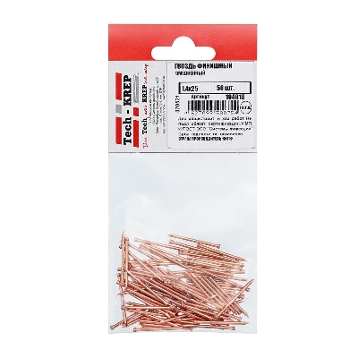 Гвоздь финишный 1.4х25 омедненный (уп.50шт) Tech-Krep/Zitar 104918