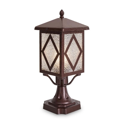 Светильник Heim 1х40Вт E27 IP44 ландшафтный Voltega VGL7210FL-01BR