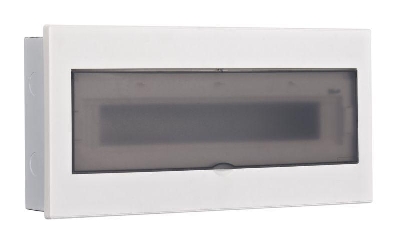 Корпус встраиваемый дв. 1 ряд 20 мод. IP41 ЩРВ-М прозр. DEKraft 31075DEK