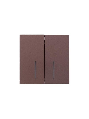 Выключатель 2-кл. с индик. СП ZIMA IP20 10А безвинт. зажим шоколад LEZARD 704-7388-112QC