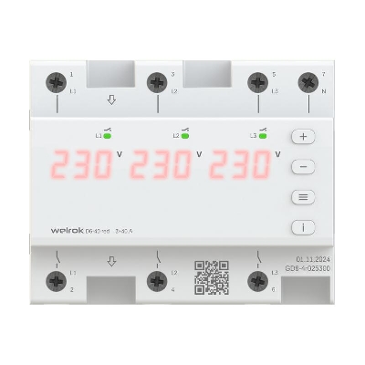 Реле напряжения D6-40 red Welrok 4660251140397