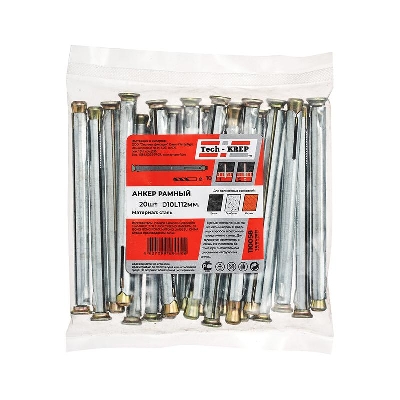 Дюбель рамный 10х112 метал. (уп.20шт) Zitar 110058