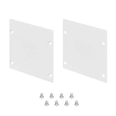 Заглушка LINE-S-5050 WHITE глухая металл (комплект) Arlight 041869