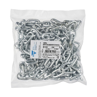 Цепь короткозвенная 5мм DIN 766 (3м) Tech-Krep/Zitar 127868