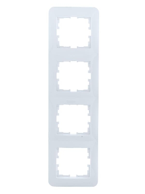 Рамка 4-м ASTI вертикал. бел. LEZARD 7081-0200-154