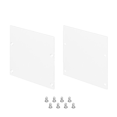 Заглушка LINE-S-7575 WHITE глухая металл (комплект) Arlight 041887