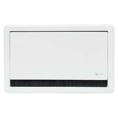 Блок розеточный встраиваемый настольный выдвижной 8 модулей бел. C-Line EKF cl-vnbv-8-w