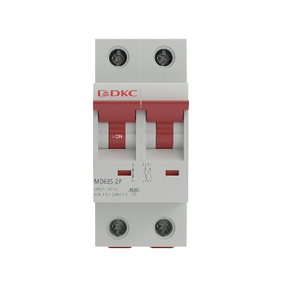 Выключатель автоматический модульный 2п D 50А 4.5кА YON max MD63S YON MD63S-2PD50