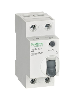 Выключатель дифференциального тока City9 Set 2п 40А 100мА A-S 230В SE C9R76240