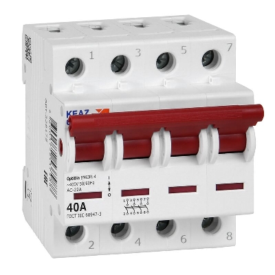 Выключатель нагрузки модульный 4п 40А OptiDin BM63PL-440-УХЛ3 (ВМ63PL) КЭАЗ 328175