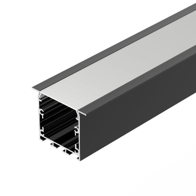 Профиль LINIA49-F-S-2000 BLACK L2000 алюм. Arlight 041873