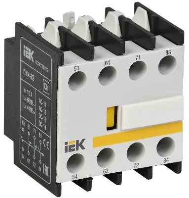 Приставка контактная ПКИ-22 доп. контакты 2НО+2НЗ KARAT IEK KPK10-22