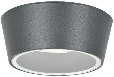 Светильник 5104 GX53 IP65 уличный потолочный сер. IEK LT-UPU0-5104-GX53-1-K03