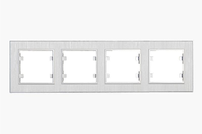 Рамка 4-м Karea LINE STAR жемчуж. Makel 86100704