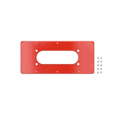 Фланец для монтажа кабельного ввода FL21 для корпусов ST тип 3 343х153мм красн. RAL3020 DKC R5FPST01-RAL3020