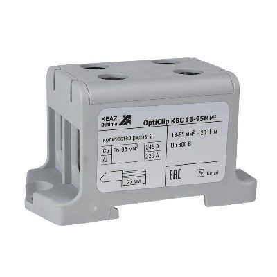 Клемма вводная силовая двойн. OptiClip КВС 16-95 сер. КЭАЗ 351046