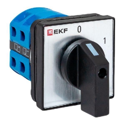 Переключатель кулачковый ПК-1-14 4п 25А "0-1" IP65 EKF pk-1-14-25-65