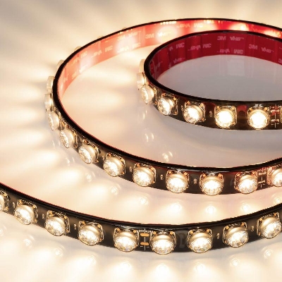 Лента светодиодная FLT-PS-A42-BLACK-23mm 24V Warm 3000К 21Вт/м IP67 15deg герметичная (уп.5м) Arlight 049300