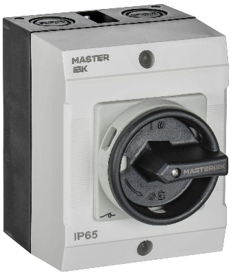 Переключатель кулачковый 10А (сх. 54) в боксе закрытая рукоятка IEK MI-CS21-010-054