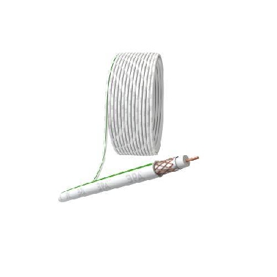Кабель коаксиальный SAT 703 B 75 Ом Cu/(оплетка Cu 75%) PVC бел. (уп.50м) Эра Б0044615