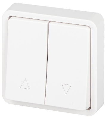 Переключатель Эксперт 11-1528-01 для жалюзи кнопочный IP55 10АХ-250В СУ бел. Эра Б0063249