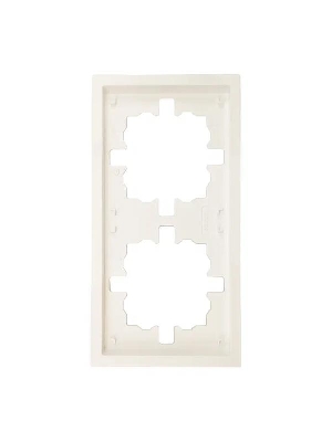 Рамка 2-мест. горизонт. ZIMA слон. кость LEZARD 704-9000-147