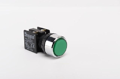 Кнопка (1НО+1НЗ) зел. EMAS KB14DY