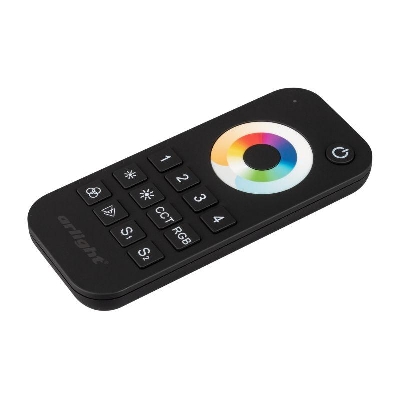 Пульт SMART-R22-MULTI Black (4 зоны 2.4G) (IP20 пластик) Arlight 023473