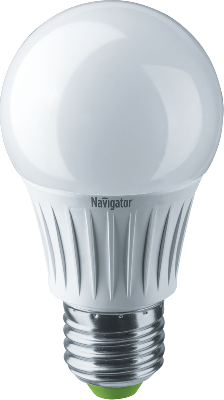 Лампа светодиодная 61 664 NLL-A60-10-127-4K-E27 10Вт грушевидная матовая 4000К нейтр. бел. E27 800лм 110-140В низковольтная Navigator 61664