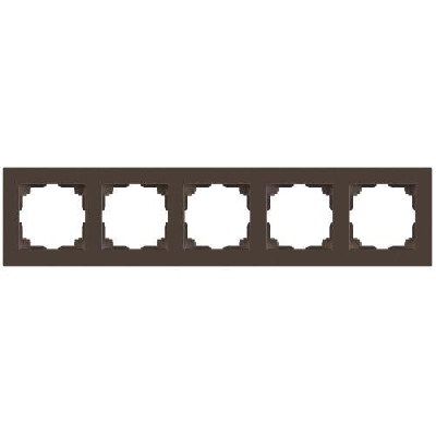Рамка 5-м СП Accent 6-505-08 бронза Intro Б0063735