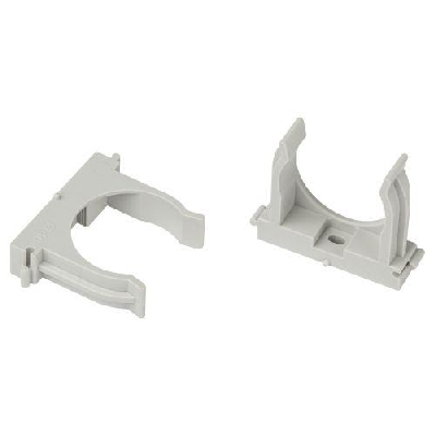 Держатель для труб (клипса) d40мм для прямого монтажа CLIP-40-G-MP сер. (уп.25шт) Эра Б0062027