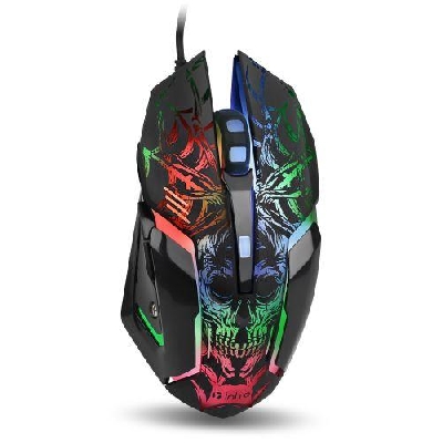 Мышь MG450 игровая проводная 1200-3600dpi черн. Intro Б0056133