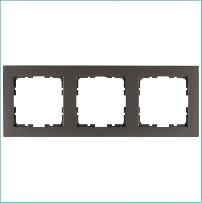 Рамка 3-м G-Classic мокко Jasmart G1003Z