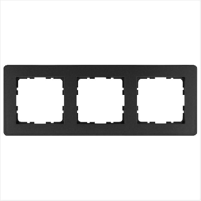 Рамка 3-м G-Flex антрацит Jasmart G1103B