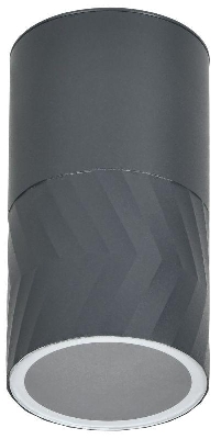 Светильник 5110 GU10 IP65 уличный потолочный сер. IEK LT-UPU0-5110-GU10-1-K03