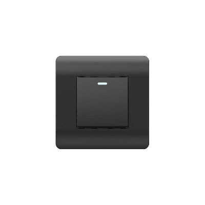 Переключатель перекрестный 1-кл. NEW3-E 10А с подсветкой черн. CHINT 431471