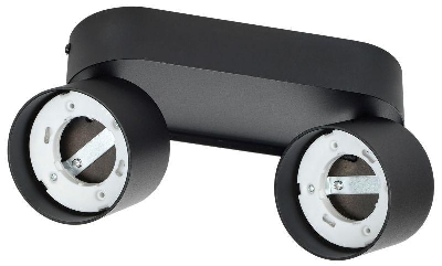 Светильник 4042 2хGX53 настенно-потолочный черн. IEK LT-USB0-4042-GX53-1-K02