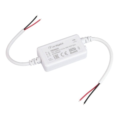 Диммер ARL-SIRIUS-TUYA-DIM-SUF Slim (12-24В 1х6А 2.4G) (IP20 пластик) Arlight 032346