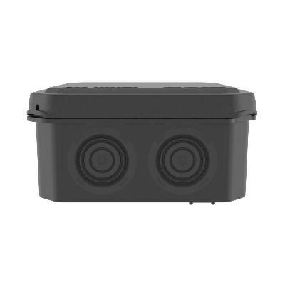 Коробка ответвительная с 8+2 кабельными вводами d20/20мм IP55 85х85х40мм черн. DKC 53785B