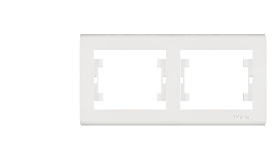 Рамка 2-м Manolya горизонт. бел. Makel 41001702