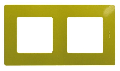 Рамка 2-м Etika зел. папоротник IEK 672542