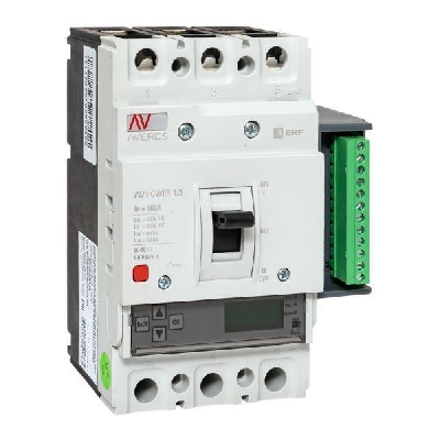 Выключатель автоматический 3п 160А 50кА AV POWER-1/3 ETU6.2 AVERES EKF mccb-13-160-6.2-av