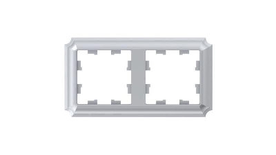 Рамка 2-м AtlasDesign Antique универс. алюм. SE ATN100302