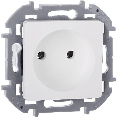 Розетка 1-м СП Inspiria 16А IP20 250В 2P механизм бел. IEK 673710